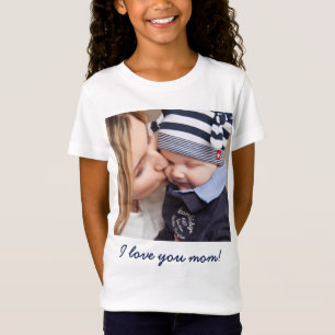 Camiseta Presentes Personalizados Para A Mãe Adicionar Sua 