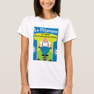 Camiseta presentes pétânicos engraçados