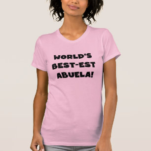 Camiseta Presentes preto e branco do Melhor-est Abuela do