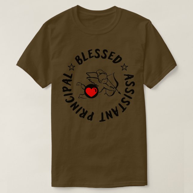 Camiseta Presentes Principais do Assistente Funny para Prof (Frente do Design)