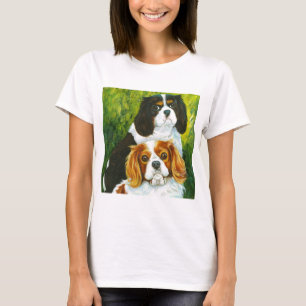 Camiseta Presentes Retratos do Rei Cavalier Charles Spaniel