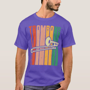 Camiseta Presentes Retrorombone Trombonista Música Meninos