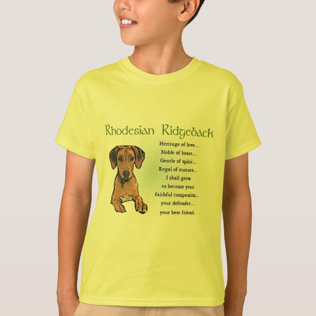 Camiseta Presentes Ridgeback da Rodésia (Frente)