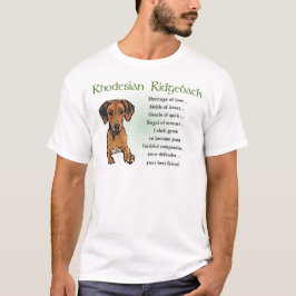 Camiseta Presentes Ridgeback da Rodésia