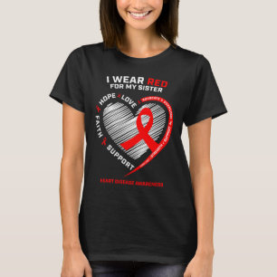 Camiseta Presentes Roupas Homens Mulheres Irmã Doença do Co