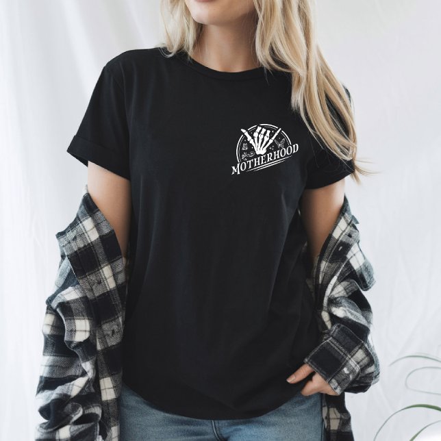 Camiseta Presentes Sarcásticos de Maternidade Retro com Esq (Criador carregado)