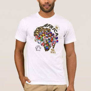Camiseta Presentes selvagens do futebol do estilo do safari