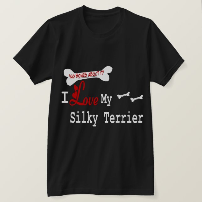Camiseta Presentes Silky Terrier (Frente do Design)