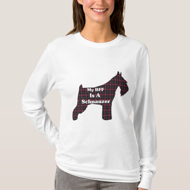 Camiseta Presentes Standard Schnauzer (Frente)