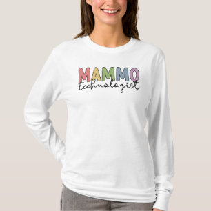Camiseta Presentes Técnicos de Mammografia Tecnológica Mamm