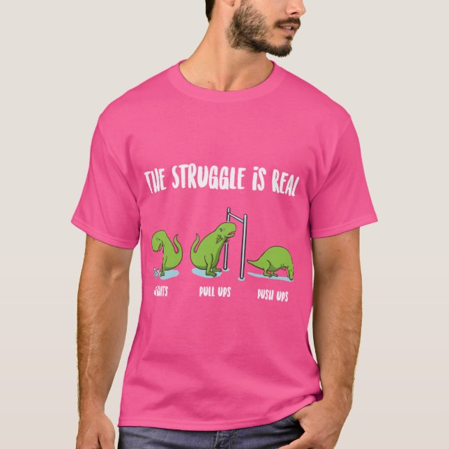 Camiseta Presentes Temáticos de Dinossauro Presente de Giná (Frente)