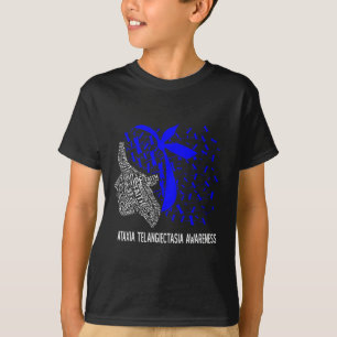 Camiseta Presentes Vestimos Azul Para Ataxia Telangiectasia