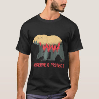 Camiseta Preservação E Proteção Do Dia Da Terra