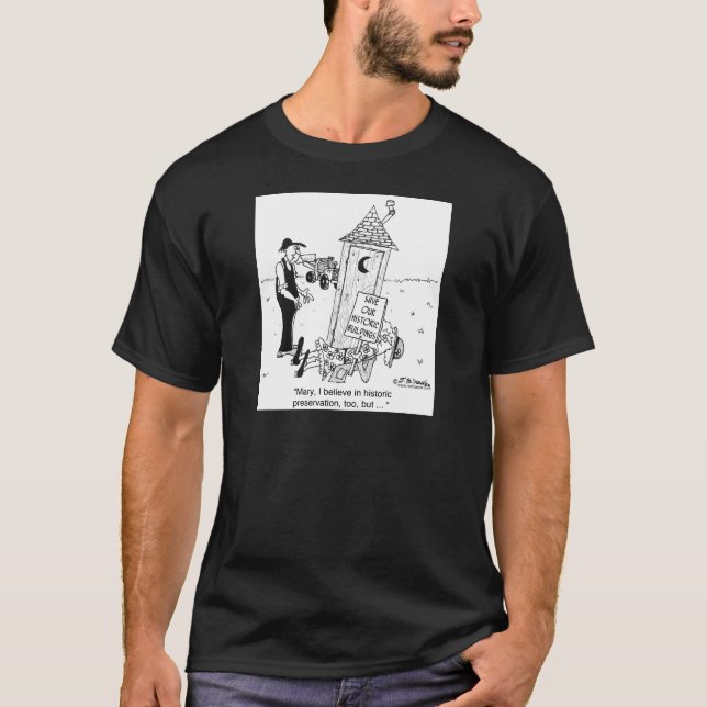 Camiseta Preservação histórica das dependências? (Frente)