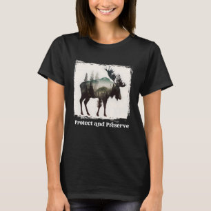 Camiseta Preservar e proteger o Parque Nacional do Vintage