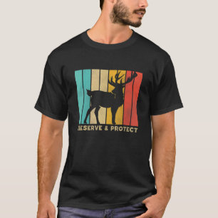 Camiseta Preservar e Proteger o Parque Nacional Vintage de