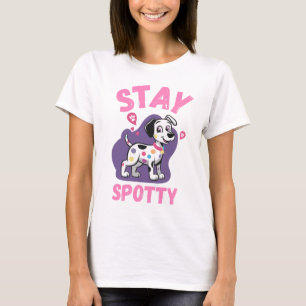 Camiseta Preserve Manchas Fofinho Cartoon Cachorrinho Dálma