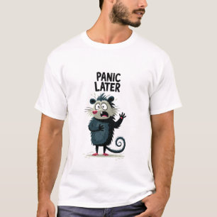 Camiseta Preserve o Pânico Depois Presente de Personagem de