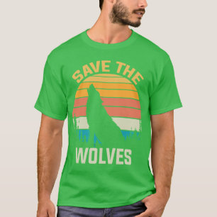 Camiseta Preserve Os Lobos Presente Ativista Direitos Anima