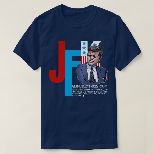 CAMISETA PRESIDÊNCIA JFK (Frente do Design)