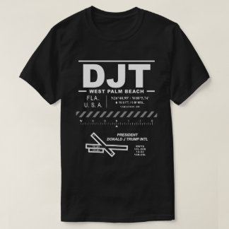 Camiseta President Donald J Trump International Airport DJT