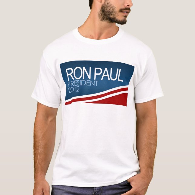 Camiseta Presidente 2012 de Ron Paul (Frente)