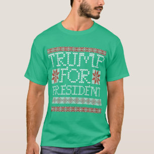 Camiseta Presidente 2016 de Donald Trump Feio Natal