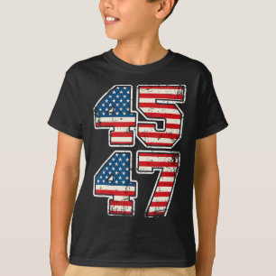 Camiseta Presidente 45 47 Dia da Inauguração de Donald Trum