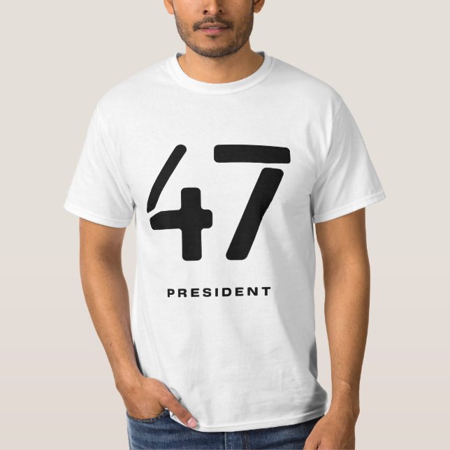 Camiseta Presidente 47 | 47º presidente dos estados unidos (Frente)