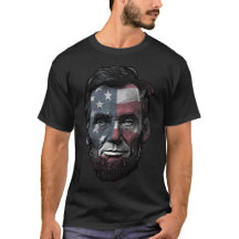 Presidente Abraham Abe Lincoln EUA Flag Overlay