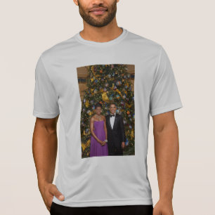 Camiseta Presidente americano Barack Obama em cartão de Nat