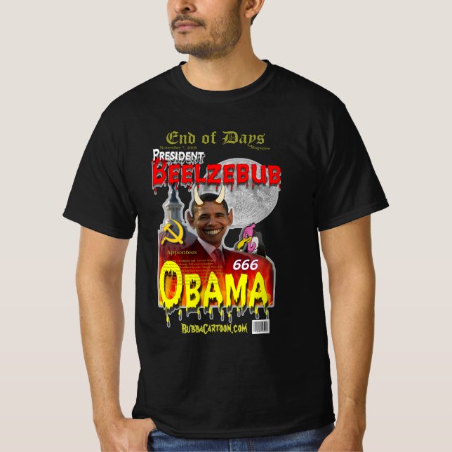 Camiseta Presidente Barack Hussein Obama (Frente)