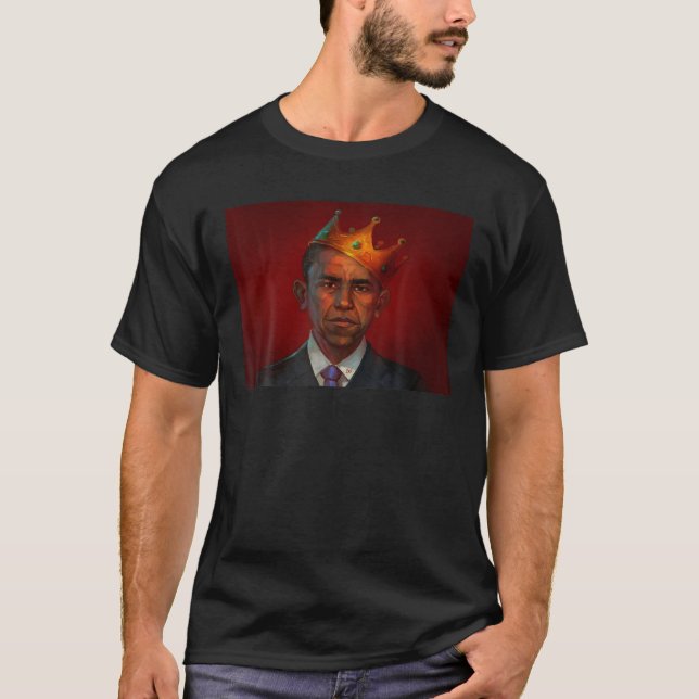 Camiseta Presidente Barack Obama King T Shirt (Frente)