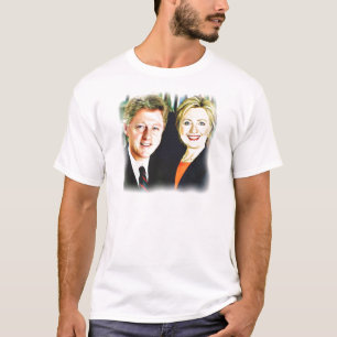 Camiseta Presidente Bill Clinton & presidente Hillary