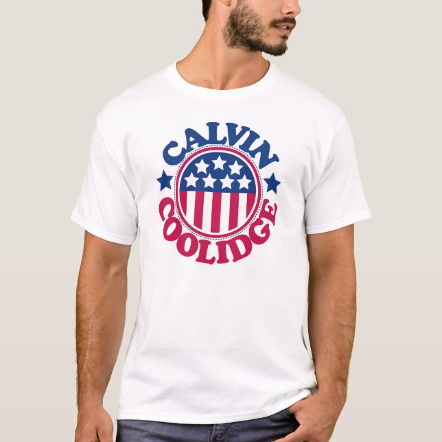 Camiseta Presidente Calvin Coolidge dos E.U. (Frente)