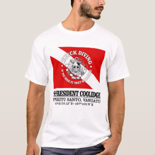 Camiseta Presidente Coolidge dos SS (as melhores