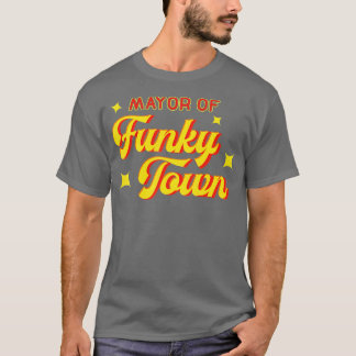 Camiseta Presidente da Câmara de Funky Town Disco Funk Retr
