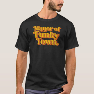 Camiseta Presidente da Câmara Municipal de Funky Town Vinta