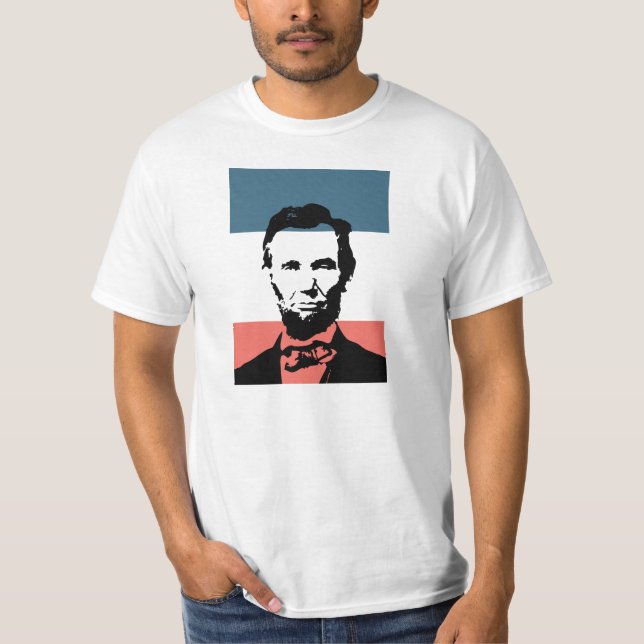 Camiseta Presidente de Abraham Lincoln 16o (Frente)