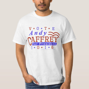 Camiseta Presidente de Andy Caffrey eleição 2016 Democrat