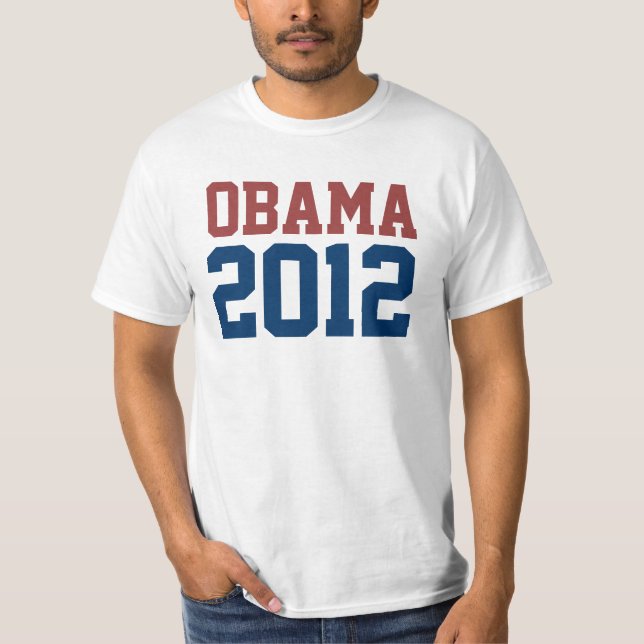 Camiseta Presidente de Barack Obama em 2012 (Frente)
