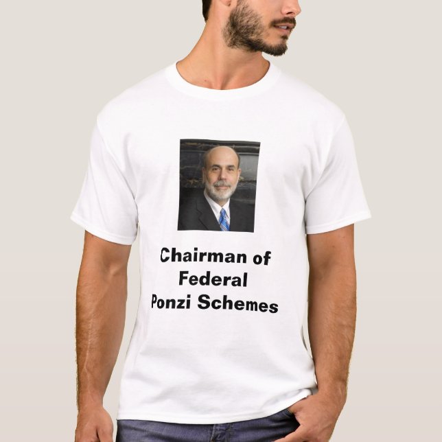 Camiseta Presidente de esquemas federais de Ponzi (Frente)