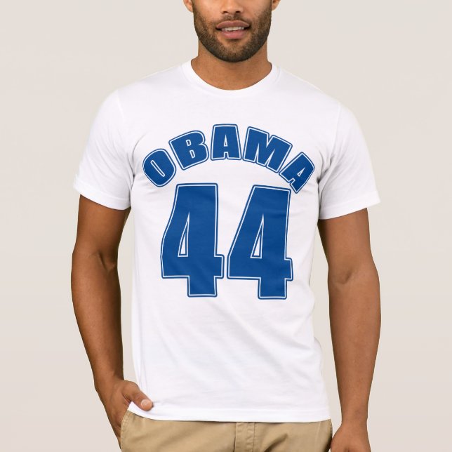 Camiseta Presidente de Obama 44 Obama 44o (Frente)