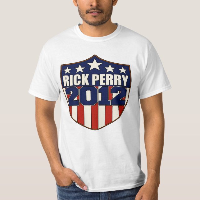 Camiseta Presidente de Rick Perry em 2012 (Frente)