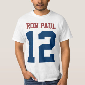 Camiseta Presidente de Ron Paul em 2012 (parte dianteira e