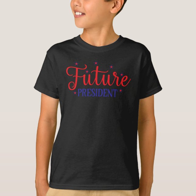 Camiseta Presidente do Futuro Americano (Frente)