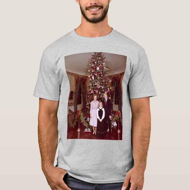 Camiseta Presidente do Natal James Carter White House (Frente)
