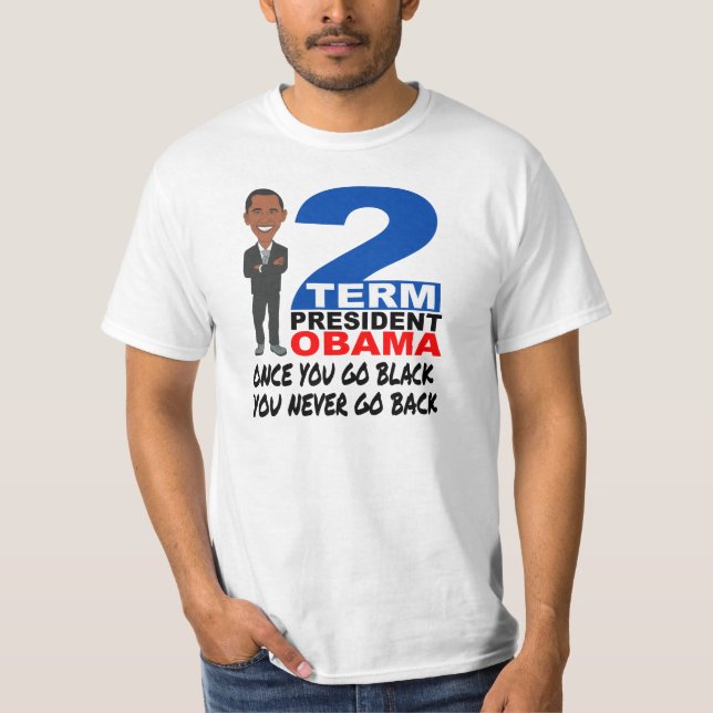 CAMISETA PRESIDENTE DO TERMO DE OBAMA DOIS (Frente)