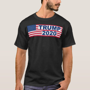 Camiseta Presidente Donald Trump 2020 Bandeira Americana