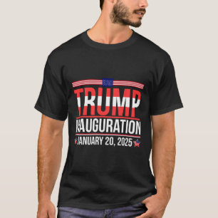 Camiseta Presidente Donald Trump Dia de Inauguração 2025 Me